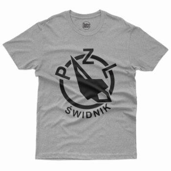 Koszulka z Logo WSK PZL Świdnik szara