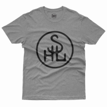 Koszulka z logotypem motocykla SHL szara