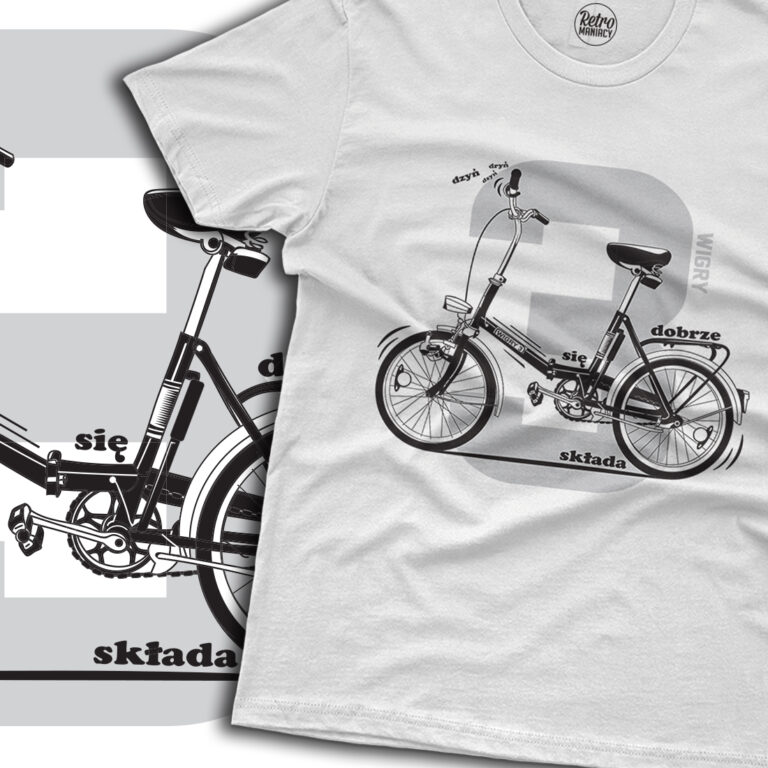Koszulka z rowerem Wigry 3 black