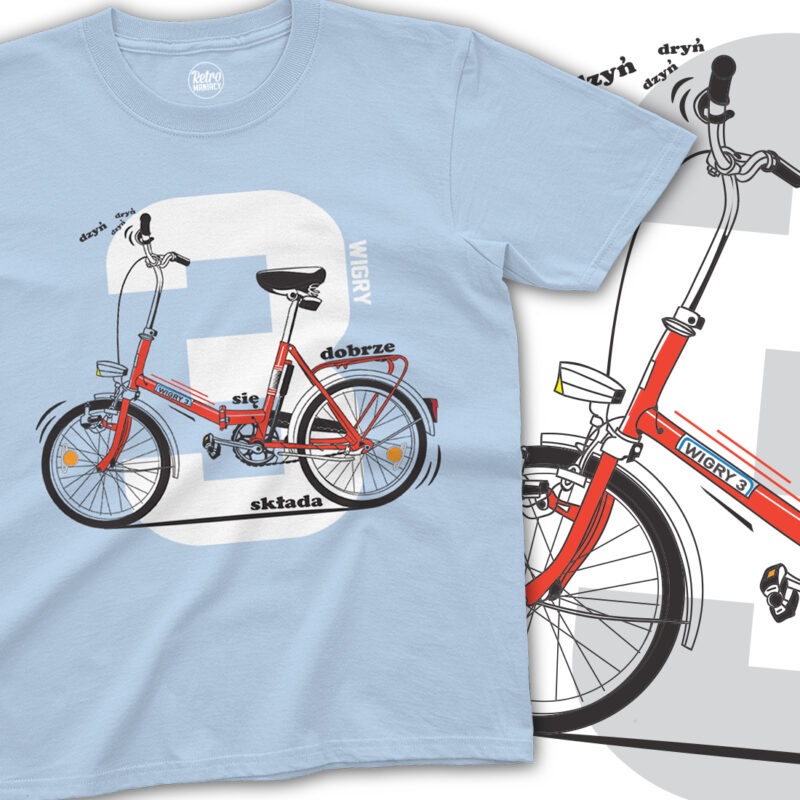 Koszulka dziecięca z rowerem Wigry 3