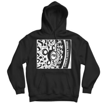 bluza męska z felgą oz polonez fiat czarna Bluza męska kangurka Felga OZ