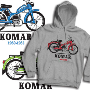 Bluza męska z motorowerem Komar