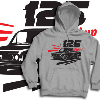 Bluza z Fiatem 125p Pickup