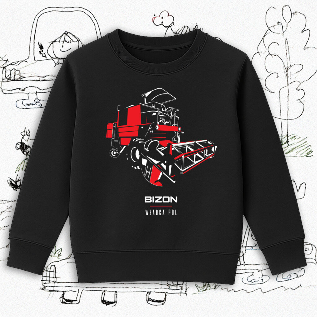Bluza dziecięca z kombajnem Bizon