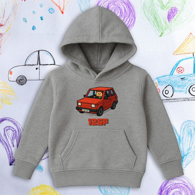 Bluza dziecięca z kapturem Fiat 126p