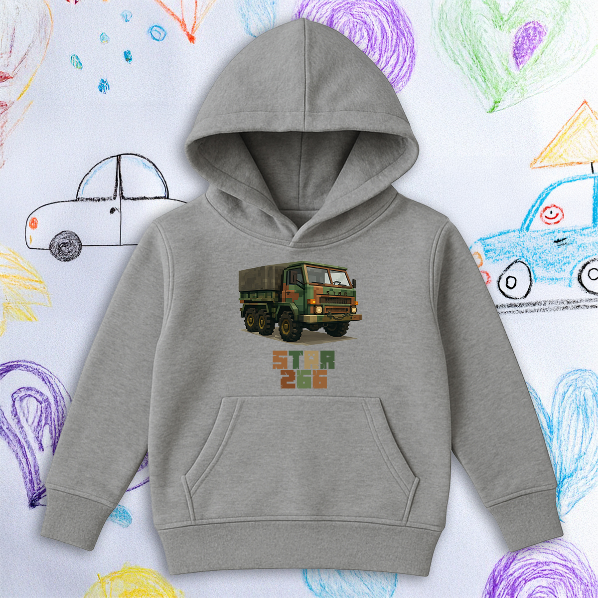 Bluza dziecięca z kapturem STAR 266