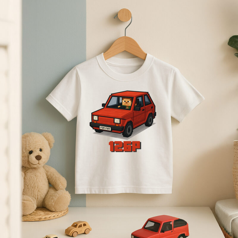 Koszulka dziecięca z Małym Fiatem 126p