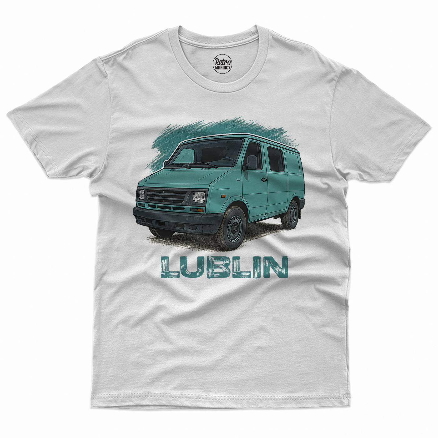 Koszulka męska z dostawczakiem Lublin - obrazek 2