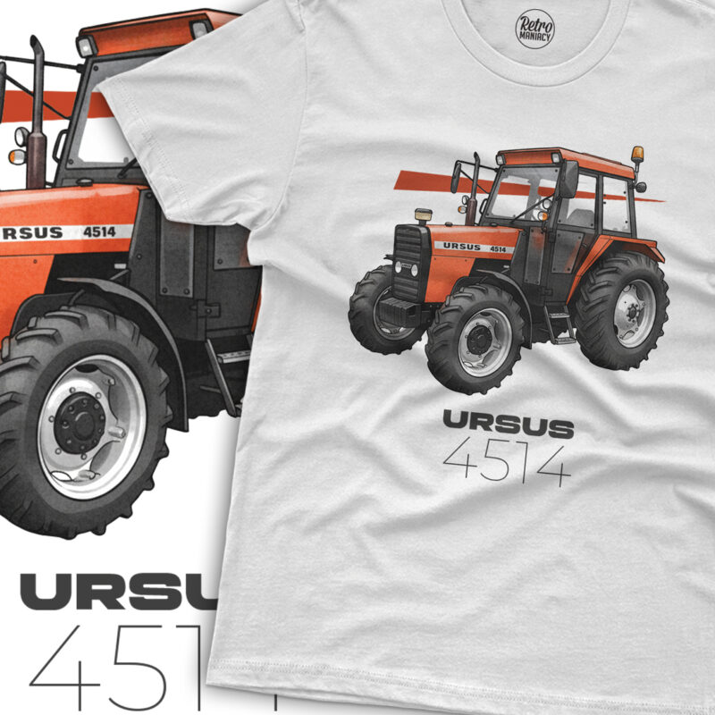 Koszulka męska z traktorem Ursus 4514