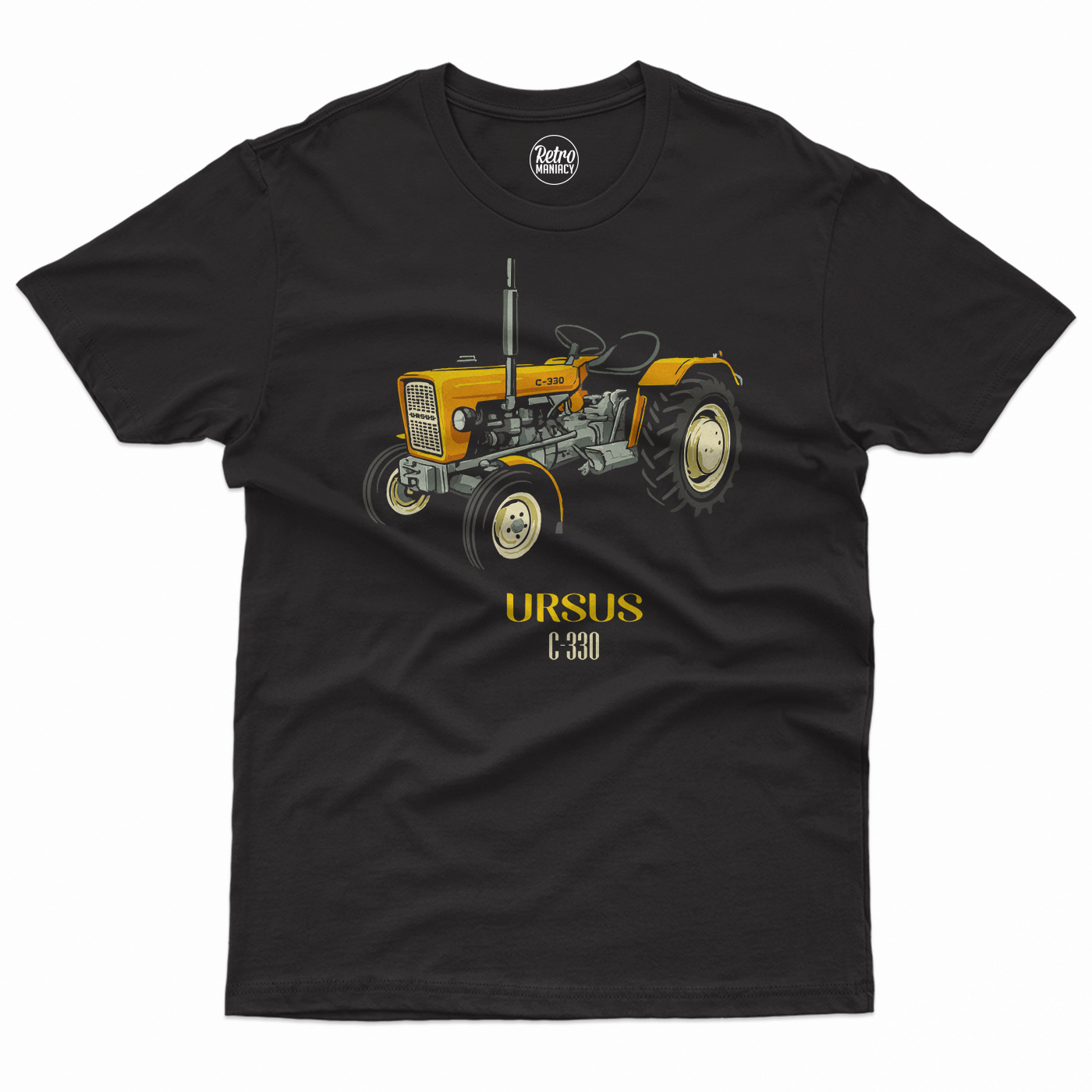 Koszulka męska z traktorem Ursus C-330 - obrazek 2