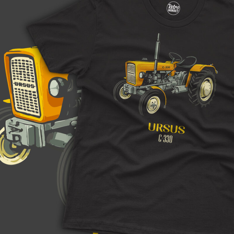 Koszulka męska z traktorem Ursus C-330