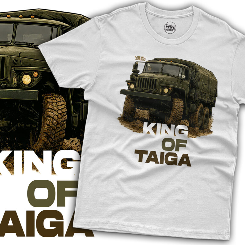 Koszulka męska URAL King of Taiga