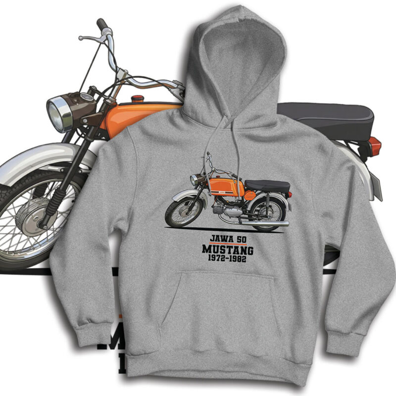Bluza z kapturem Jawa 50 Mustang