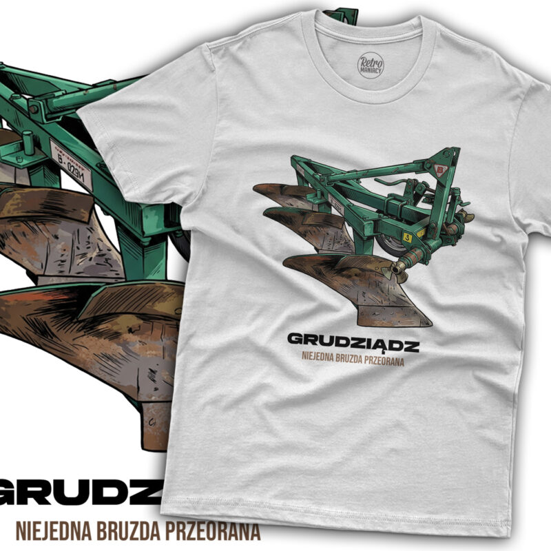 Koszulka z pługiem Grudziądz 3 skibowym
