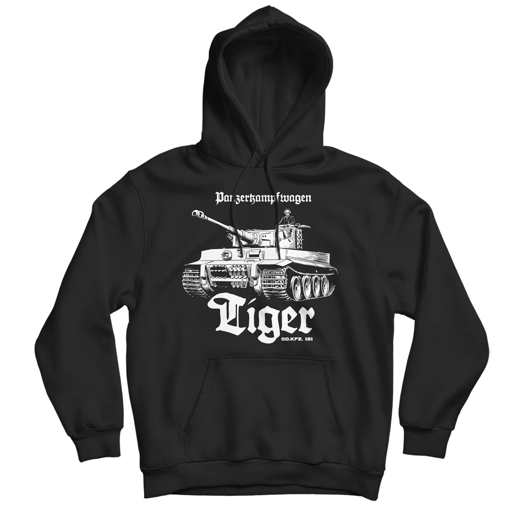 Bluza męska z kapturem Panzerkampfwagen Tiger - obrazek 2