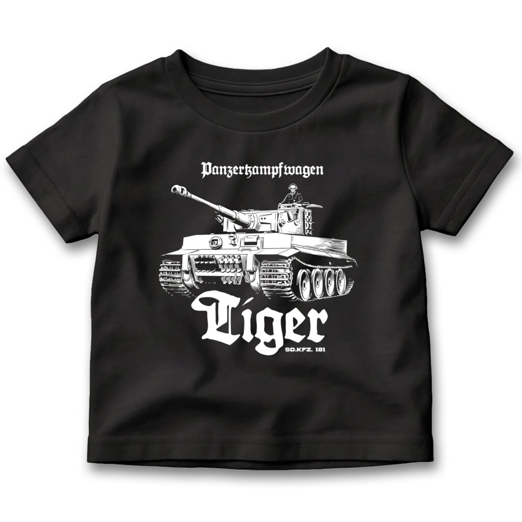 Koszulka dziecięca Panzerkampfwagen VI Tiger na prezent dla historyka Retromaniacy