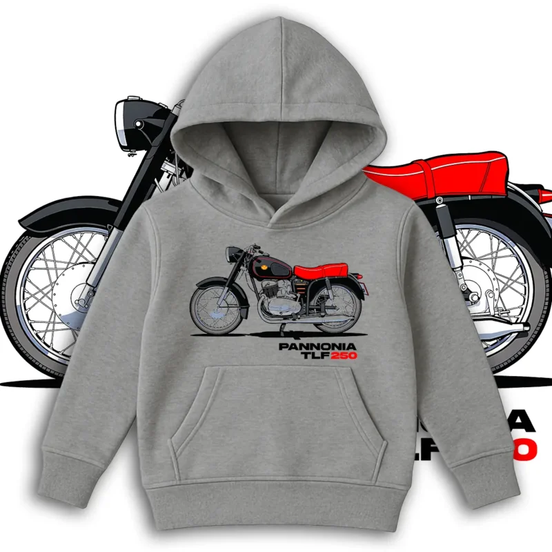 Pannonia TLF 250 bluza dziecięca z kapturem na prezent dla małego motocyklisty