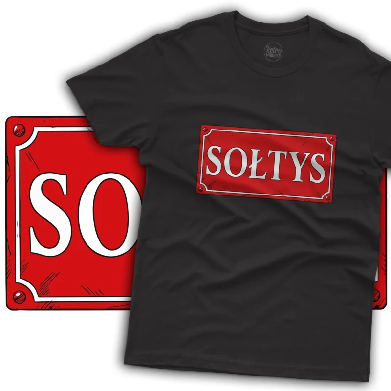 Sołtys koszulka męska idealna na prezent dla fana polskiej wsi i rolnictwa