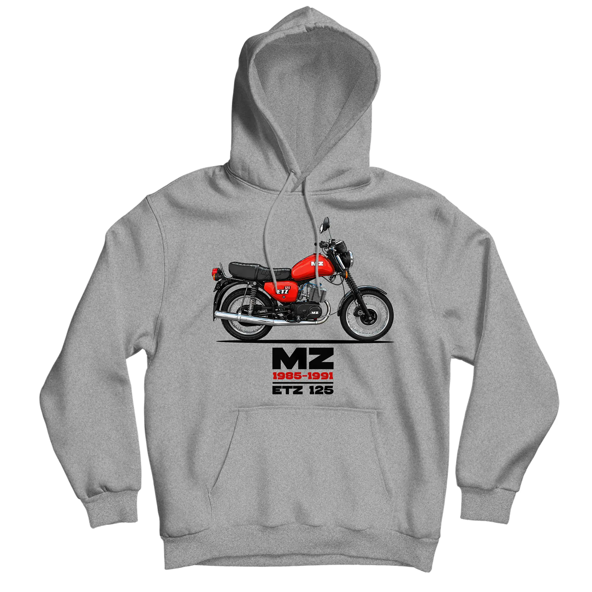 MZ ETZ 125 bluza męska z kapturem - obrazek 3