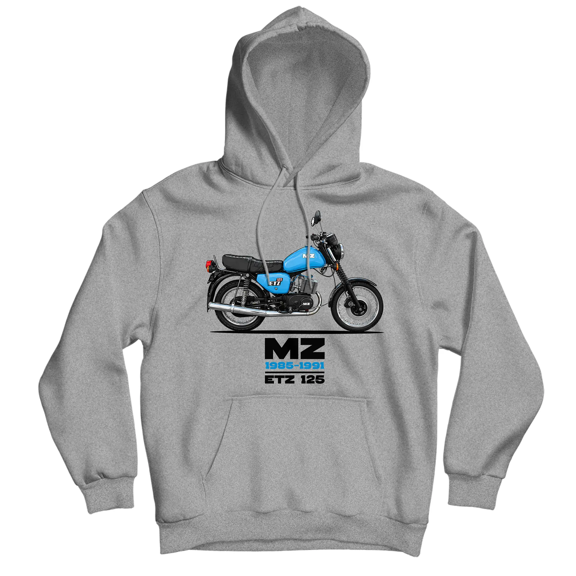 MZ ETZ 125 bluza męska z kapturem - obrazek 2