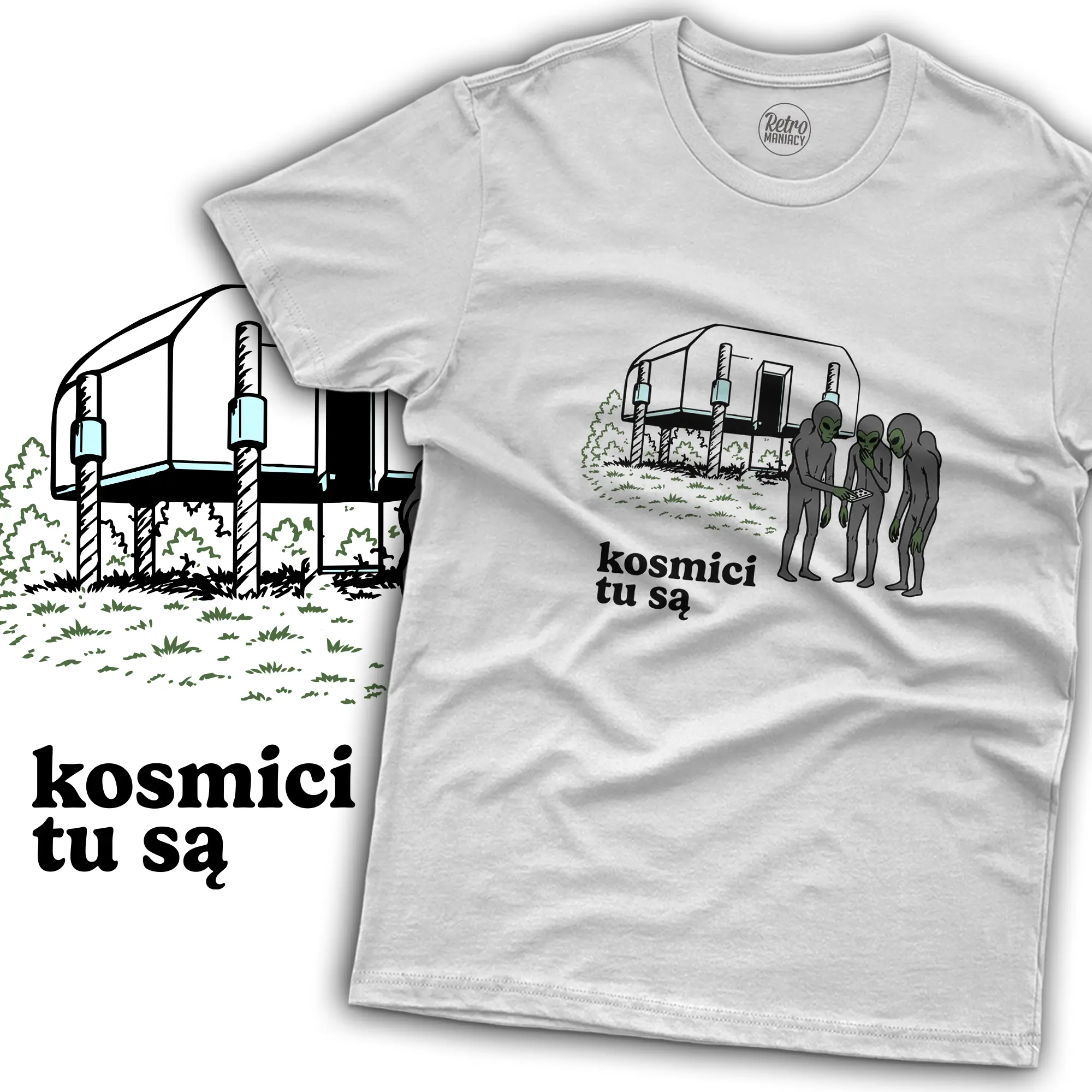Kosmici z Emilcina koszulka męska