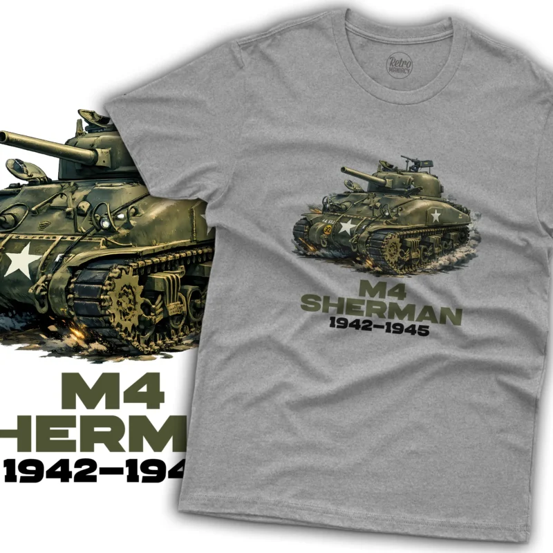 M4 Sherman koszulka męska na prezent dla historyka