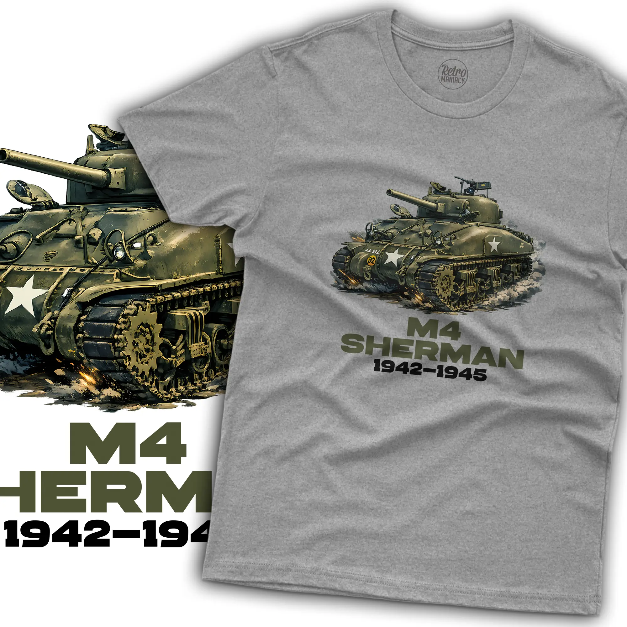 M4 Sherman koszulka męska na prezent dla historyka