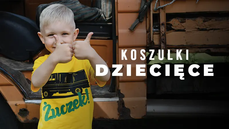 koszulki dziecięce dla małych fanów klasycznej motoryzacji