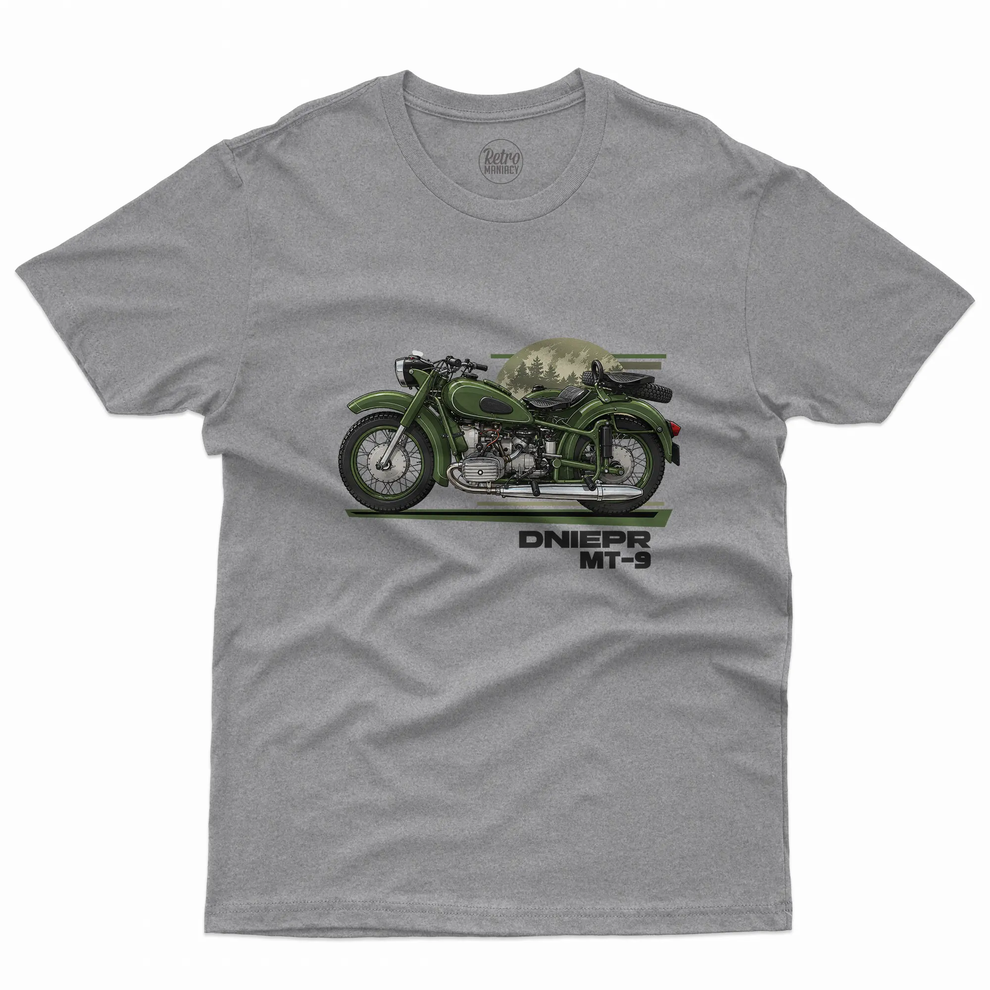 Motocykl Dniepr MT-9 koszulka męska - obrazek 2