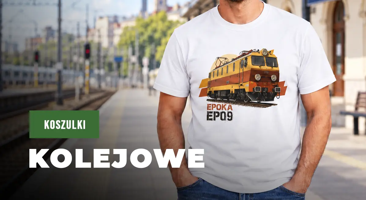 koszulki z lokomotywami pociagami na prezent