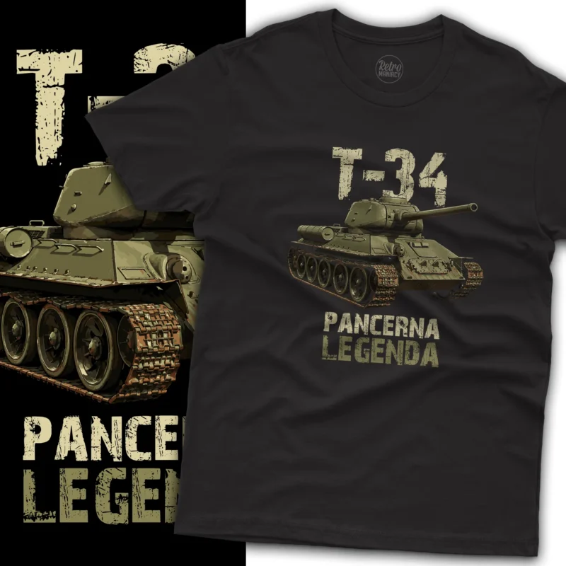 Czołg T-34 koszulka męska na prezent dla fana militariów
